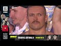 HEATED FACE OFF | Tyson Fury vs. Oleksandr Usyk Weigh In Highlights