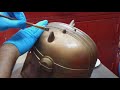 Painting a 3D Printed Armorer helmet from The Mandalorian