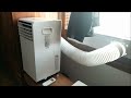 Installation and Review  Midea 3-in-1 Portable Air conditioner Electronic Controls with Remote