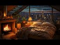 Smooth Piano Jazz Music in Cozy Bedroom Ambience ❄ Relaxing Jazz Background Instrumental to Sleep