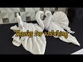 How to Make Towel Heart Using Towels | Towel art | Towel Folding | Towel animals origami