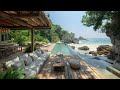 Bossa Nova Beach Café - Relaxing Jazz with Ocean Waves for a Peaceful Ambience