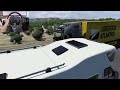 Volvo FH 2022 - Rainy drive - Euro Truck Simulator 2 | Thrustmaster TX