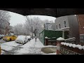 ⁴ᴷ April 2, 2018 Snow storm walk from Astoria to Long Island City