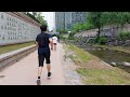 [4K] Walk Cheonggyecheon stream Gwanghwamun to Dongdaemun in Seoul