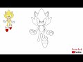 How to Draw Super Sonic | Sonic the Hedgehog