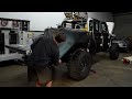 Transforming a Jeep Gladiator with Satin Black Wrap!