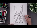 How To Draw Batman | Step by Step Tutorial
