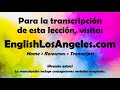 APRENDE INGLÉS rápido y fácil Lección 1