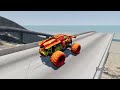 BeamNG Drive Car Crashes | High Speed Monster Truck Jumps #11 | Random BeamNG
