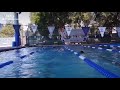 nadando en piscina Olímpica