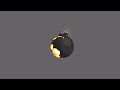 Bomb explosion cartoon style animation [Blender, 2.9]