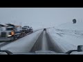 Trucking Highway 6 Through Utah on Slick Roads!!