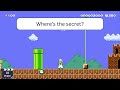 Where’s the secret? (Super Mario Maker World Engine)