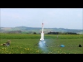 2 stage rocket model HERKULES launch at XII. Annual Spring Meet  - SVOJEK May 6, 2017