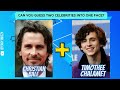 Guess the CELEBRITIES from their Merged Faces| Celebrity Mash-Up QUIZ challenge|Face Morph Challenge