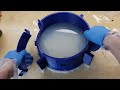 How to make a huge silicone mold / 50 oz of silicone / Making a mold of a large ceramic flower