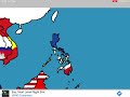 Flagmap Speedart of The Philippines and surrounding countries (IbisPaint X)