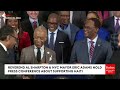 Reverend Al Sharpton & New York City Mayor Eric Adams Lead Press Conference In Support Of Haiti