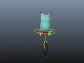 3D Animation: Bag on Unicycle