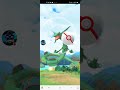 Hunting shiny shundo mega rayquaza  in Pokémon Go