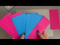 How to make Cash Envelopes!.....Color on one side + Transparent on the other side!