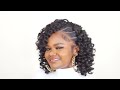 NO CORNROW! NO LEAVE OUT! Easy Crochet Hairstyle Using Braid Extension