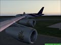 Fs2004 - Emirates / A340-313X / Dubai to Bangkok / [DXB-BKK]