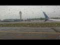 Rainy Seattle Welcome: Delta 737 Touchdown