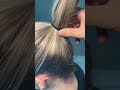 Snatched ponytail in 1 minute or less