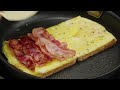 Crispy Breakfast Sandwich - Most Delicious One Pan Egg Toast