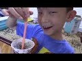 Pretend Play Food Truck Toy with GIANT SNOW CONE