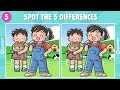 Spot the 3 Differences  🧠 | Puzzle Game | Only Genius Find Differences.