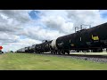 UP 4477 Leads Southbound LAW21 Local Train In Hutto, Texas on 9/2/2024