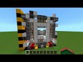 Building a 5x5 Iris Funnel Door Minecraft Bedrock 1.21+