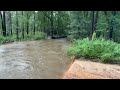 Flood waters on Lotts Creek in Bulloch County