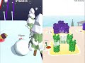 Snow Race Vs Bridge Race🟥🟦🟧Walkthrough Mobile Gameplay E1R1