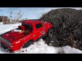 Son Maurice Goes ROOF DEEP! Moe & Dad Gone Muddin'! Traxxas TRX4  Axial SMT10 | RC ADVENTURES