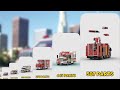 LEGO City Vehicles in Different Scales - Comparison (Compilation)