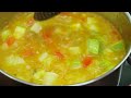 You will be amazed by this soup recipe! A very simple and delicious vegetable soup recipe!