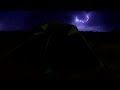 Thunderstorm & Rain On Tent Sounds For Sleeping | Lightning Drops Downpour Canvas Ambience