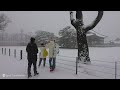 Snowfall SEOUL GYEONGBOKGUNG Palace, Heavy Snow Seoul, Snow Asmr Ambience, Seoul Travel Walker.