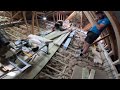 Day 3 - Loft Conversion - Installing the new floor Joists and removing the trusses!
