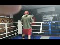 kickboxing in small gloves