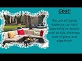 OMCCO 4 Pieces Patio Furniture Set, Outdoor Sectional Sofa