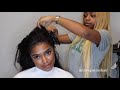 360 lace frontal install! NO GLUE, TAPE, OR GEL