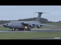 USAF Heavy Operations at Prestwick Airport 2 KC10s 2 KC135s & 1 C5M