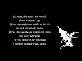 Black Sabbath - Children Of The Grave [Lyrics] HQ