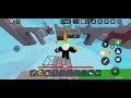 I tried duels again and it went out Crazy |Roblox bedwars
