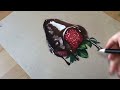 Timelapse chocolate covered strawberry 🍓
